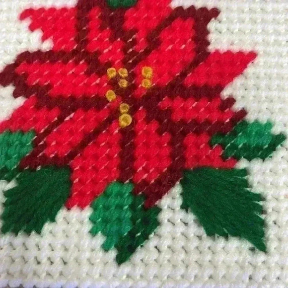 Vintage holiday handmade coasters. - Picture 2 of 2